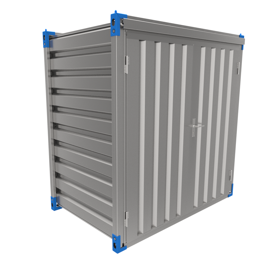 Materiaalcontainer dubbele deuren lange zijde - 1,4 mtr